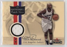 2001-02 Fleer Platinum National Patch Time Mitch Richmond Patch HOF 8y6