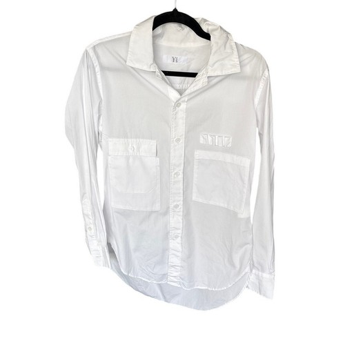 Yohji Yamamoto, Y's Yohji Yamamoto Vintage White Cotton Button Down Size 1 Made in Japan