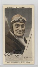 1936 Mitchell's A Gallery of 1935 Tobacco Sir Malcolm Campbell #41 11bd