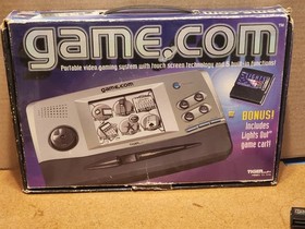 Tiger Game.Com Original Handheld Console w/ 4 Games Centipede, Arcade Classics +