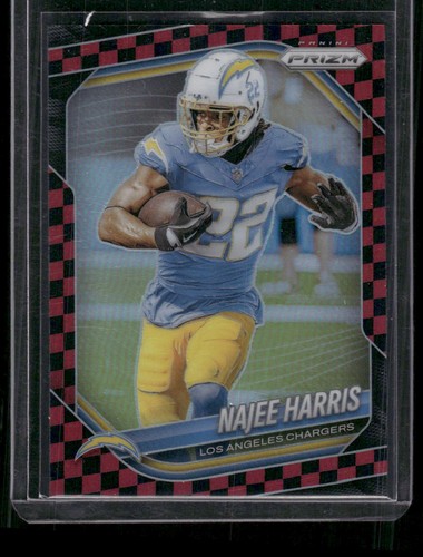 2025 Panini Prizm #32 Najee Harris Black and Red Checker