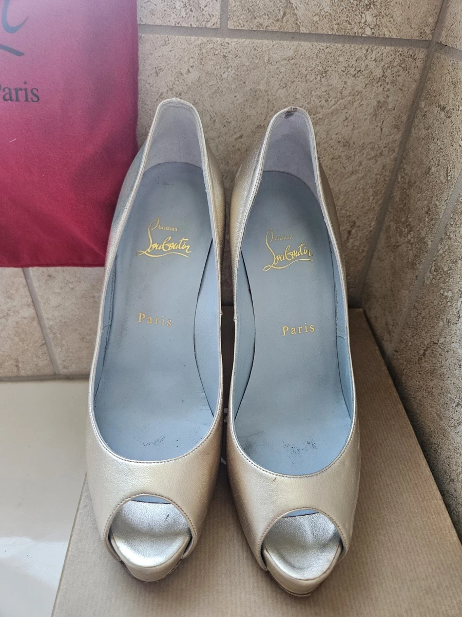 Christian Louboutin Silver Stiletto Heels for Women for sale | eBay
