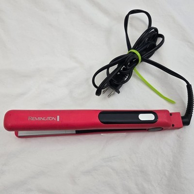 Remington Pro 1 inch Ceramic Straightener Red Hair Styling Tool