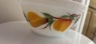 Fire King Anchor Hocking GAY FAD FRUITS - Painted Milk Glass MIXING BATTER BOWL