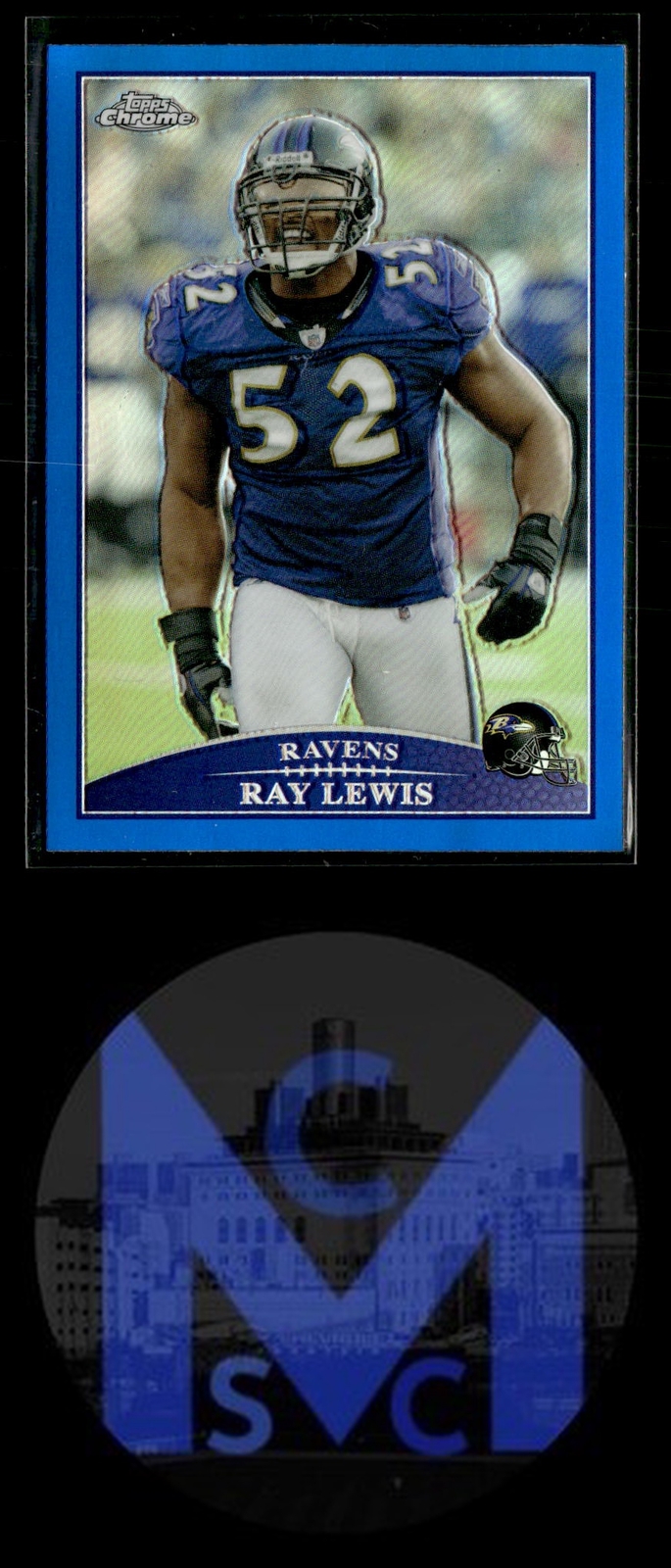 2009 Topps Chrome #TC109 Ray Lewis Blue Refractors