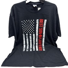 Best Son-In-Law Ever American Flag T-shirt Father  s Day Gift T-Shirt Unisex 2XL