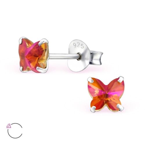 Marken-Ohrstecker Schmetterling astral-pink, 925 Silber, Qualität aus DEU - Bild 1 von 1