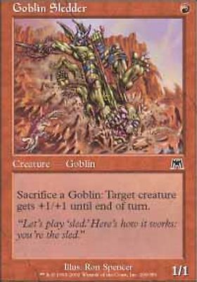 *MRM* FR/VF 4x Goblin Schlitten - Goblin Sledder MTG ONS