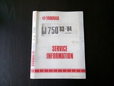 Yamaha XJ 750 XJ750 1983 1984 Service Information Wartungsanleitung