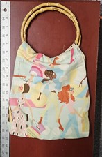 Vintage Purse with Bamboo Handles