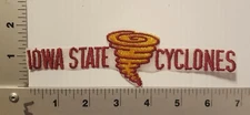 1970's / 1980's IOWA STATE CYCLONES EMBROIDERED PATCH VINTAGE NCAA