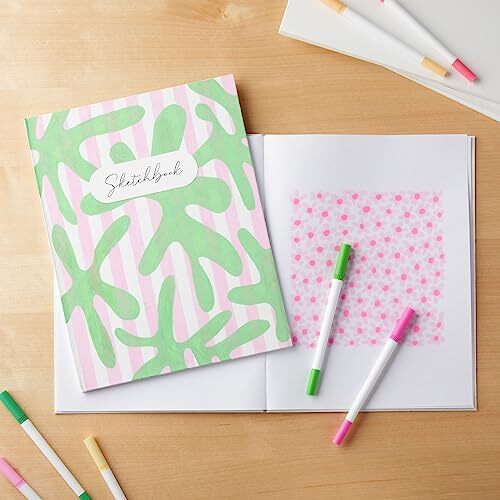 White hardcover blank books for kids to write stories 8 5x11 unlined