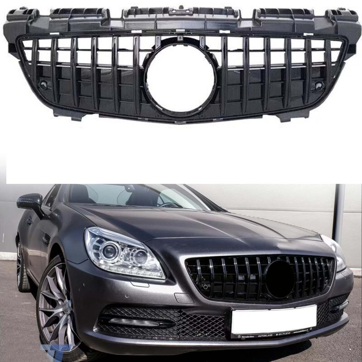 Radiator Grille for Mercedes W177 V177 a-Class Panamericana AMG Gt Black Radiator Grille for Mercedes W177 V177 a-Class Panamericana AMG Gt Black