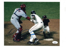 Darren Baker Washington Nationals Dusty's Son Signed World Series Photo JSA