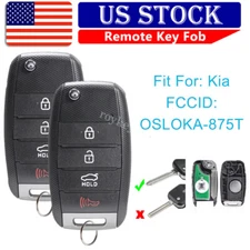 2 Replacement Keyless Entry Remote Control Car Key Fob For 2017 2018 Kia Forte