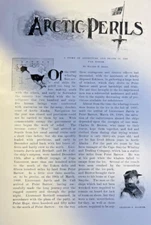 1899 Arctic Exploration Charles Brower Revenue Cutter Bear Point Barrow