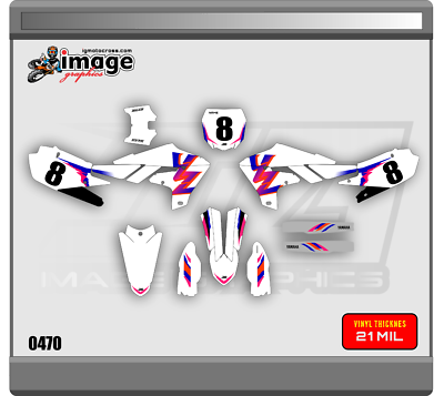 Kit D'autocollants Blackbird Retro Yamaha Yzf 250 (2019-2023