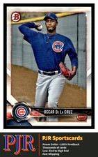 2018 Bowman #BP59 Oscar De La Cruz Chicago Cubs  BUY 4 - 35% OFF