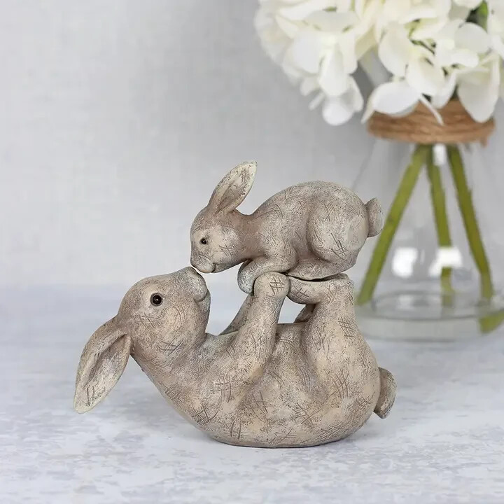 Some Bunny Loves You Easter Figurine 11cm Ornament Gift Home Decor Resin