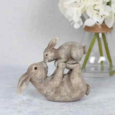 Some Bunny Loves You Ostern Figur 11 cm Ornament Geschenk Wohndeko Resin