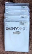 Vintage Donna Karan Dkny SKIN Hosiery Pantyhose Tanga FOG 00N24 Sz M NWT Lot 4