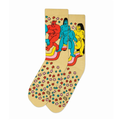 Gumball Poodle x Dreyfus Art Unisex Crew Socken - Star Gazing (One Size)