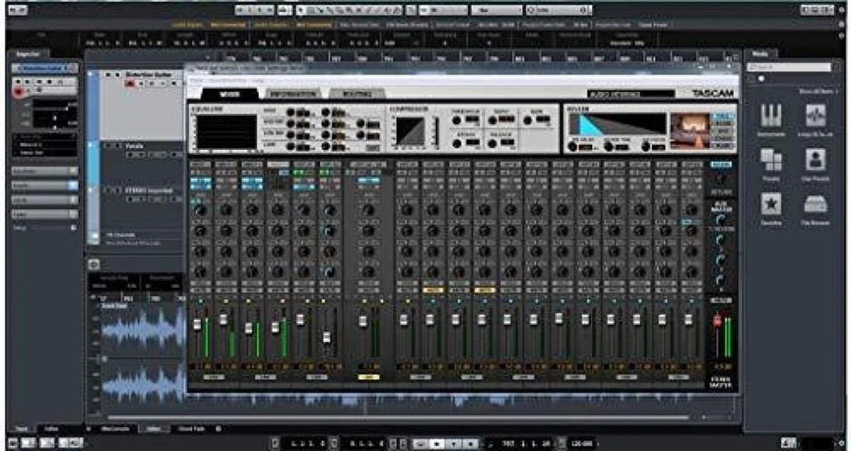 TASCAM SERIES 102i USB audio 2OUT 24bit 192kHz Hi-res MIDI interface unused - Image 4 of 4