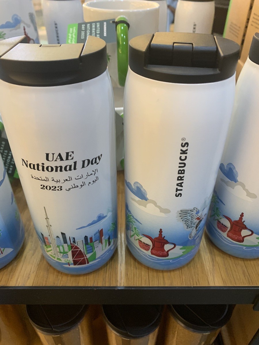 Starbucks Tumbler 2023 UAE National Day Ltd Edition w/SKU sticker 