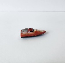 Vintage 1987 Galoob Micro Machines Speed Motor Boat Red White Flames Ginnymae
