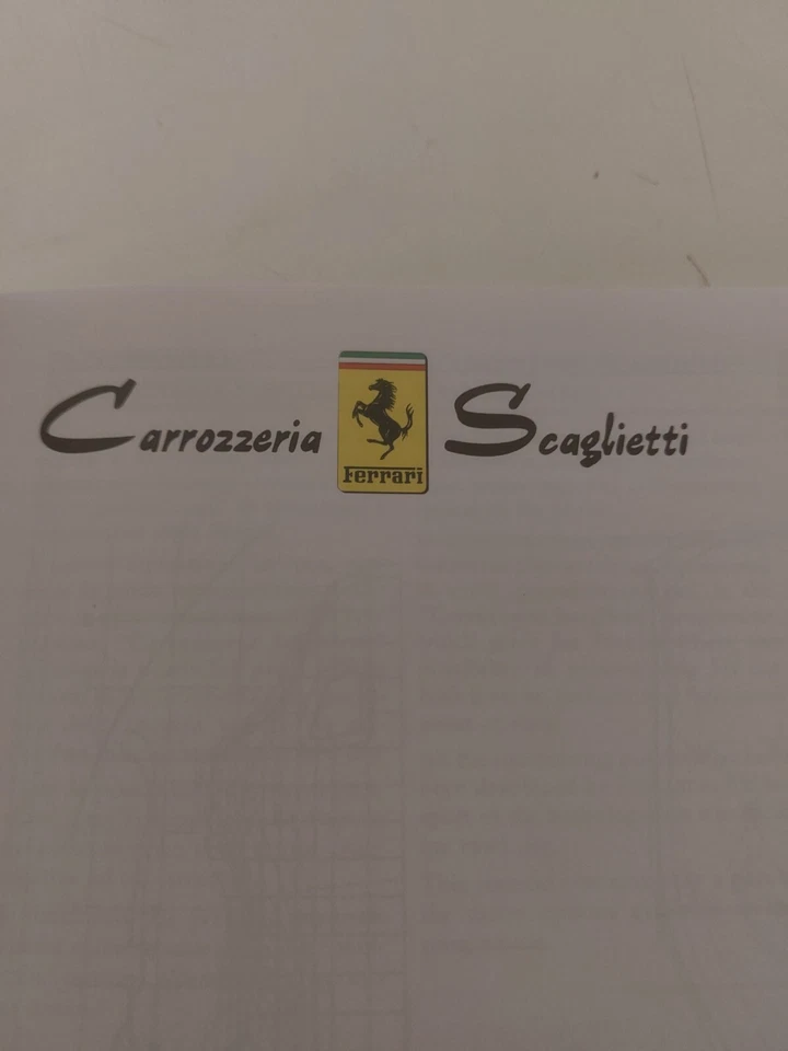 Ferrari 360 Modena 360 Spider Manuale Programma Carrozzeria Scaglietti - Immagine 2 di 4
