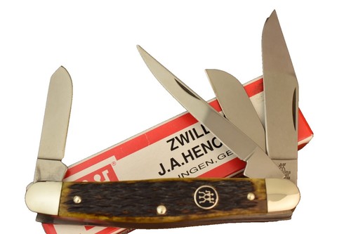 Vintage J.A. Henckels Friodur INOX 17 Straight Razor Solingen