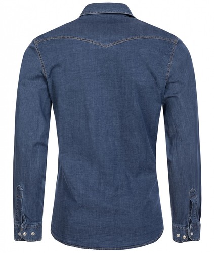 Rock Creek Herren Jeanshemd Denim Blau Herrenhemd Regular Fit Langarm S-XXL M4 - Bild 13 von 23