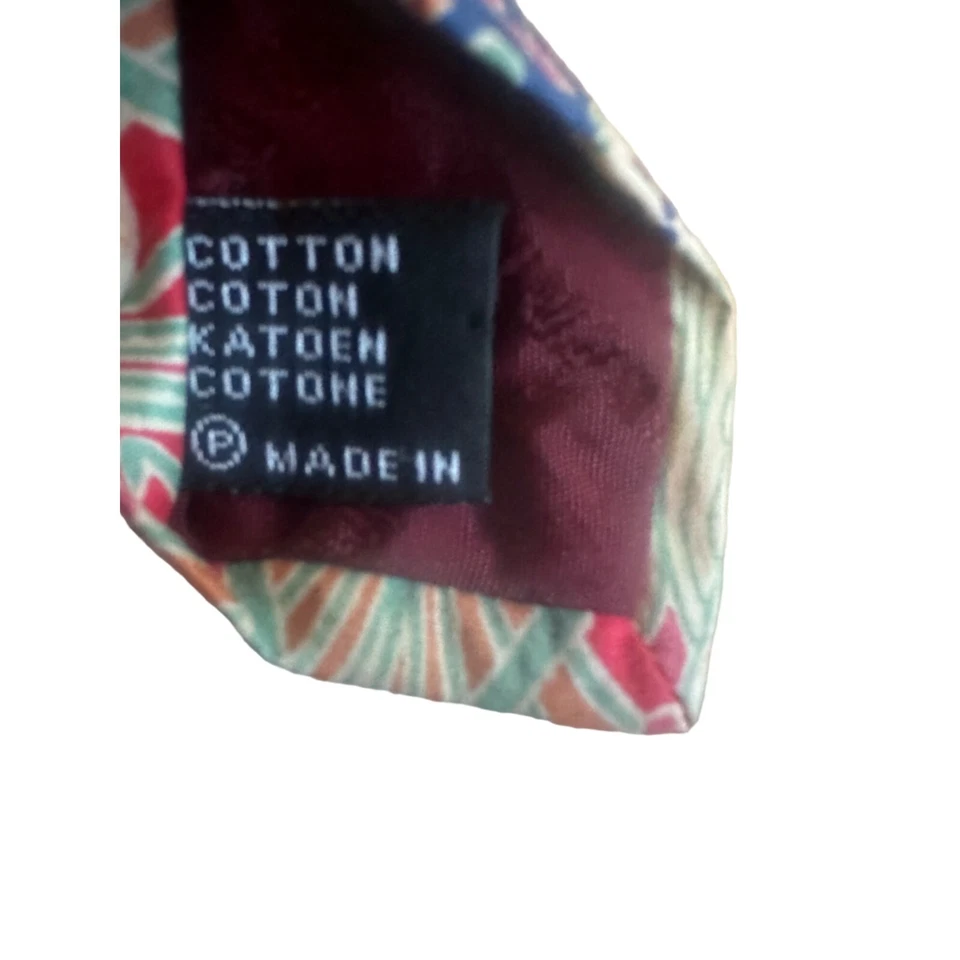 Telas Tana Lawn Liberty Azul Rosa Moderno Estampado Abstracto Algodón Corbata Inglaterra Foto 4 de 4