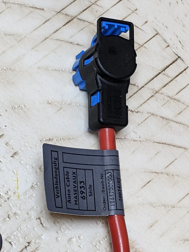 ✅ BMW 750Li 2007 cable de batería caja de conexiones fusibles OEM Foto 2 de 3