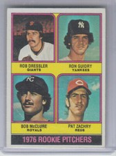 1976 Rookie Pitchers (Rob Dressler / Ron Guidry / Bob McClure / Pat Zachry)