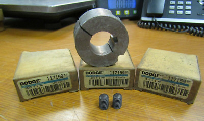   3) NEW DODGE 1'' BORE TAPER LOCK BUSHING 1610x1-1 KW LOT OF 3