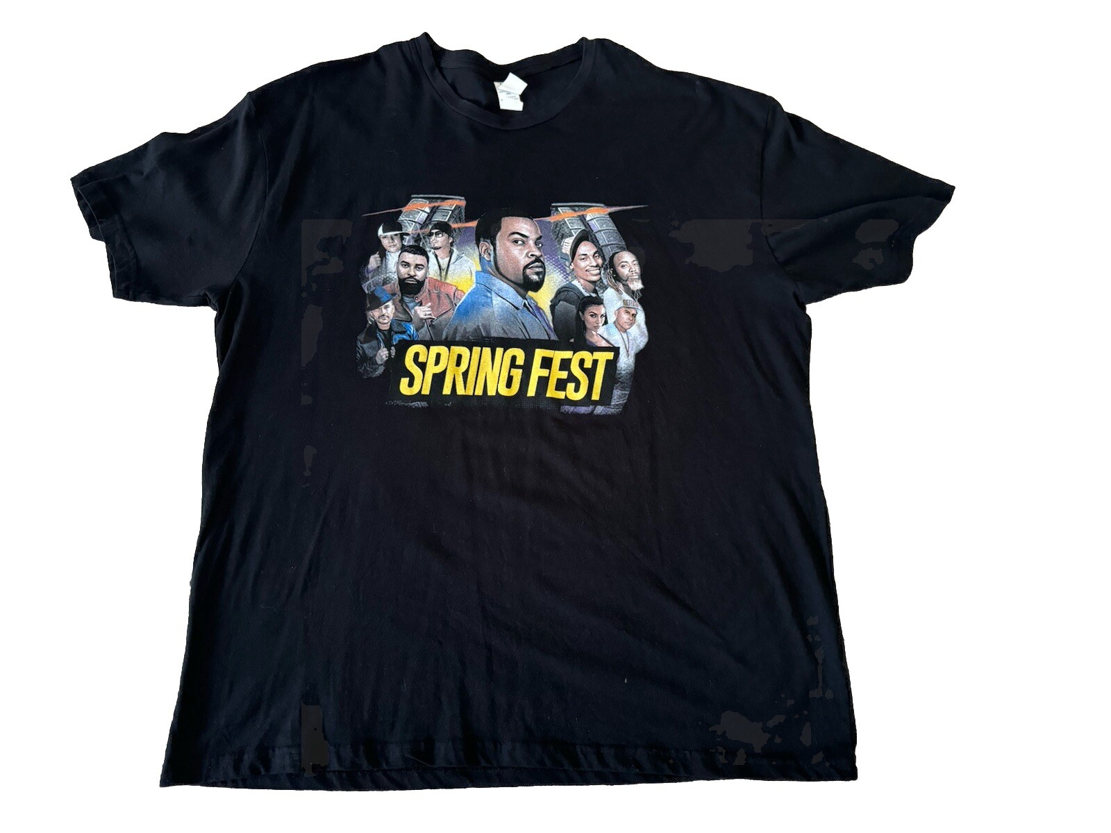 ALTRA Camicia concerto uomo Spring Feat 2024 nera taglia XXL nuova Ice Cube altri artest