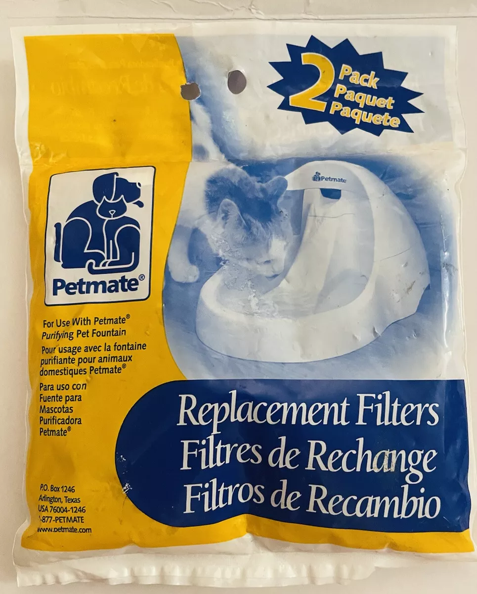 Petmate Fresh Flow Pet Fountain Replacement Filters 2 pk 120