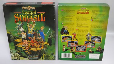 Hero Quest II Legacy Of Sorasil Commodore Amiga Big Box *selten*