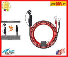 LST 4FT 12V Ring Terminal SAE to O Ring Connecters Extension Cord Cable Connecto