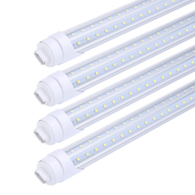 8FT 2 Pins R17D LED Tube Light T8 T12 HO 45W 65W 90W Led Bulb Shop Light 6000K