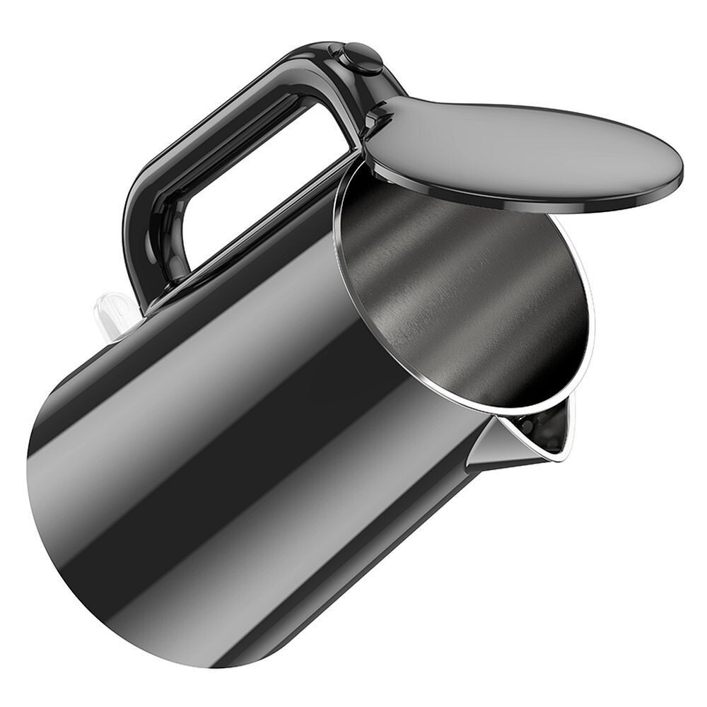 Bouilloire électrique inox Hoco HE11 design noir minimaliste