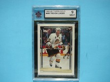 1992/93 TOPPS NHL HOCKEY GOLD CARD #499 TREVOR LINDEN KSA 9 MINT SHARP+ 92/93
