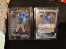 2025 Bowman Fabian Lopez 1st Bowman Auto & 1st Orange Chrome Reptilian /25