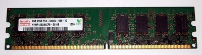 2 GB DDR2 RAM 240-pin PC2-6400U non-ECC  'Hynix HYMP125U64CP8-S6 AB-C'
