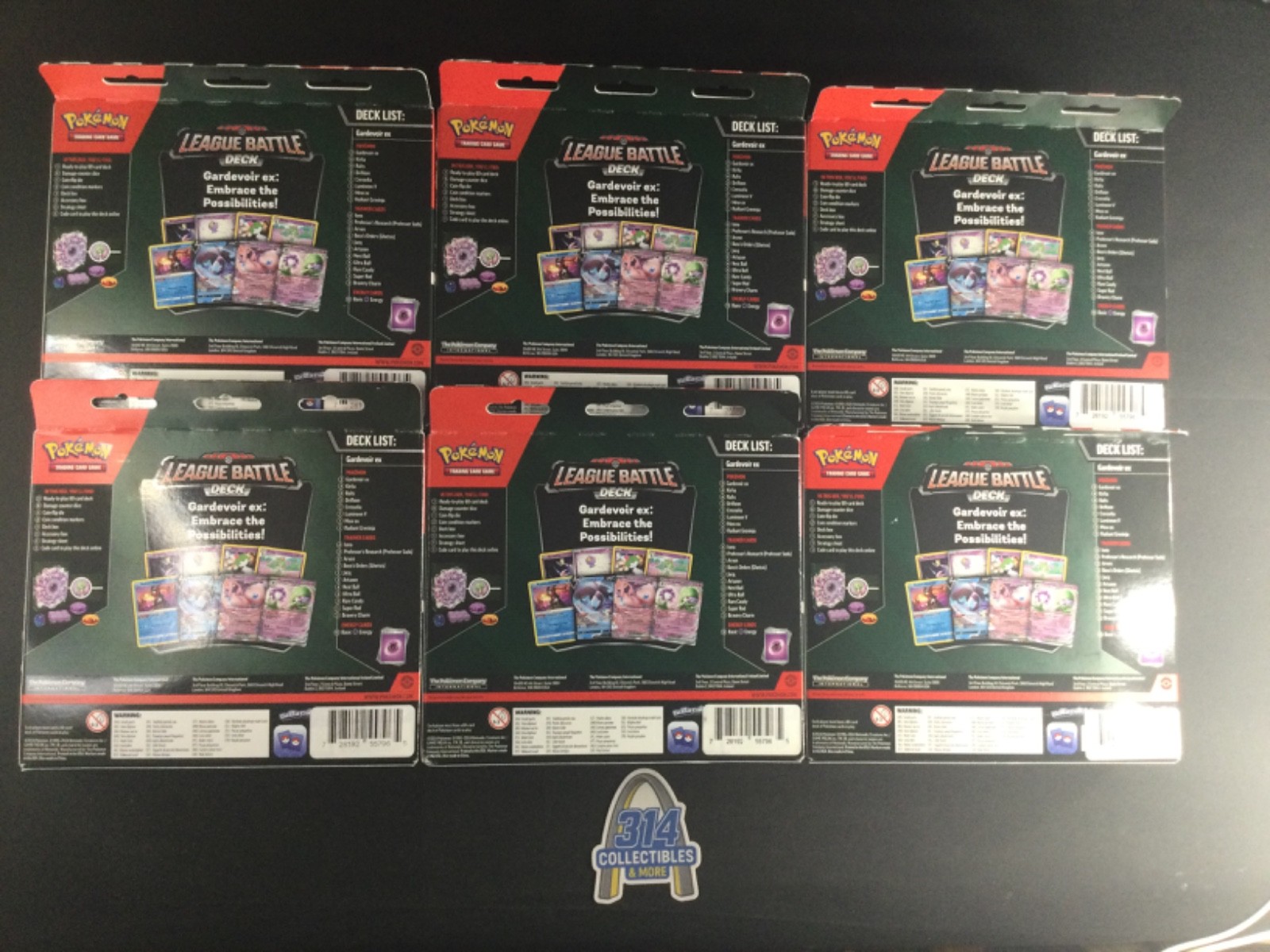 LOT OF SIX Pokémon League Battle Deck Gardevoir ex Sealed 60-Card Deck English