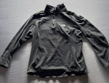 The North Face Glacier Quarter Zip Fleece Pullover Black XL Mens