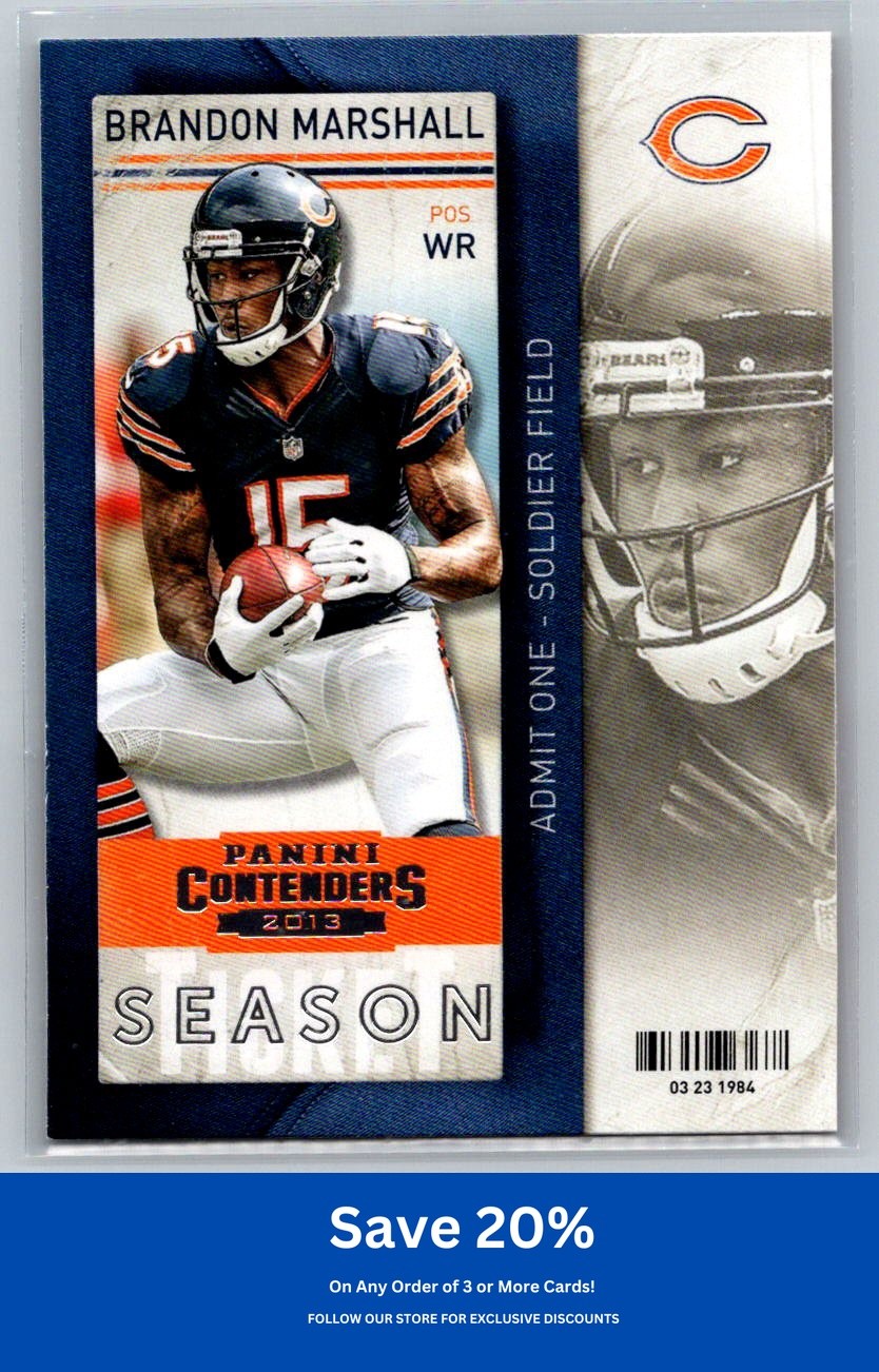 Brandon Marshall 2013 Panini Contenders #6 Chicago Bears