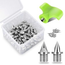 100 Silver Spike Wrench, 1/4 Inch Length, Suitable for Running and Outdoor Sp