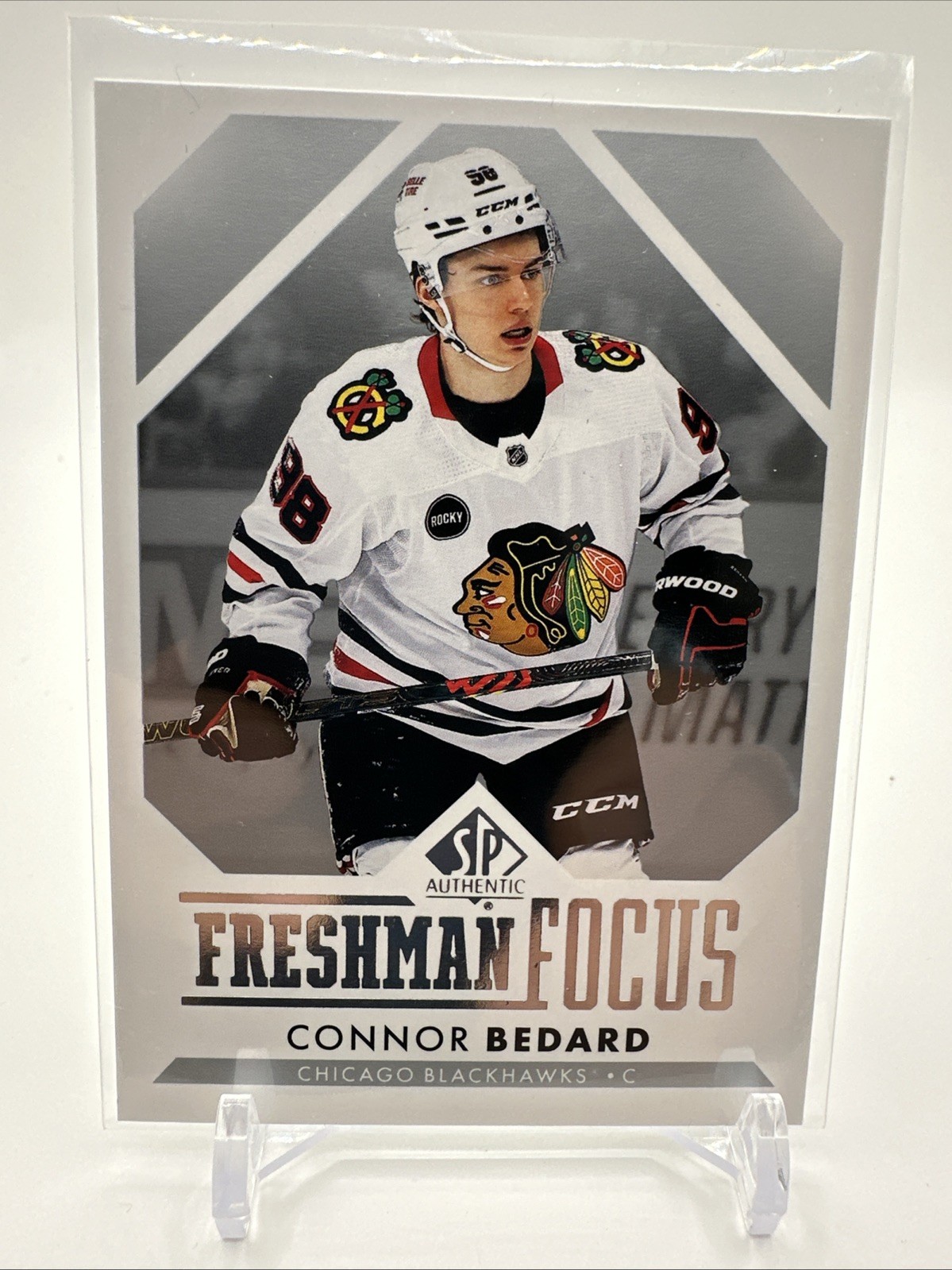 2023 SP AUTHENTIC #FF-1 CONNOR BEDARD FRESHMAN FOCUS RC ROOKIE